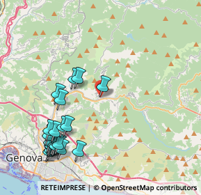 Mappa Via Struppa, 16165 Genova GE, Italia (4.89)