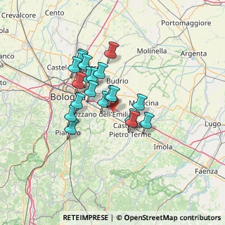 Mappa Via Frate Giovanni, 40064 Ozzano dell'Emilia BO, Italia (10.8565)