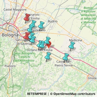 Mappa Via Frate Giovanni, 40064 Ozzano dell'Emilia BO, Italia (6.75154)