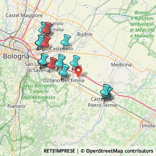 Mappa Via Frate Giovanni, 40064 Ozzano dell'Emilia BO, Italia (7.8375)