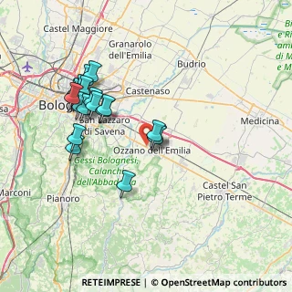Mappa Via Grazia Deledda, 40064 Ozzano dell'Emilia BO, Italia (7.5175)