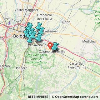 Mappa Via Grazia Deledda, 40064 Ozzano dell'Emilia BO, Italia (6.82053)