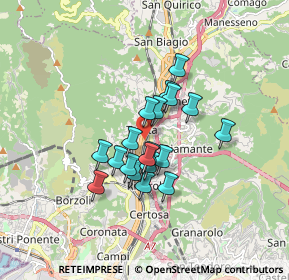 Mappa Via Argine Polcevera, 16161 Genova GE, Italia (1.24211)