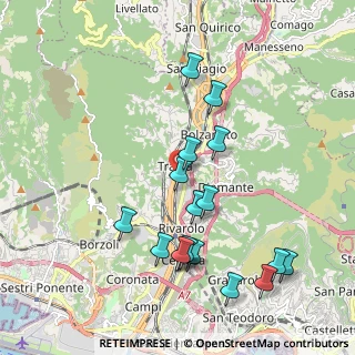 Mappa Via Argine Polcevera, 16161 Genova GE, Italia (2.10941)