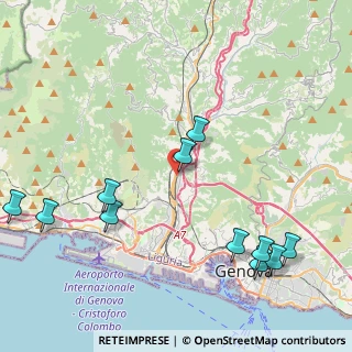 Mappa Via Argine Polcevera, 16161 Genova GE, Italia (5.26909)