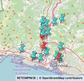 Mappa Via Argine Polcevera, 16161 Genova GE, Italia (3.36706)
