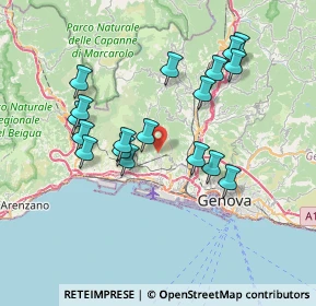 Mappa Via Gneo, 16153 Genova GE, Italia (7.12167)