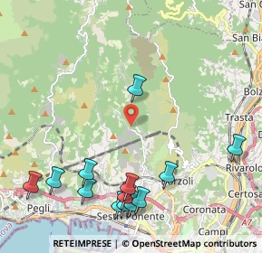 Mappa Via Gneo, 16153 Genova GE, Italia (2.63154)
