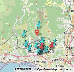 Mappa Via Gneo, 16153 Genova GE, Italia (1.7545)