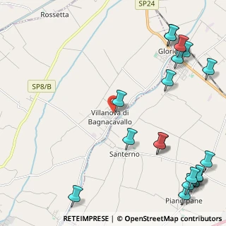 Mappa Via F. Petrarca, 48012 Bagnacavallo RA, Italia (3.3615)