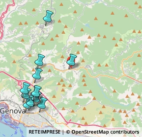 Mappa Ponte della Canova, 16165 Genova GE, Italia (5.34308)
