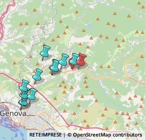 Mappa Ponte della Canova, 16165 Genova GE, Italia (3.9625)