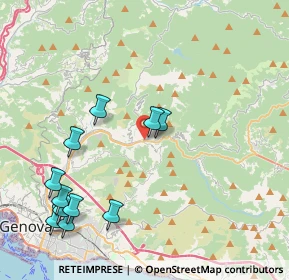 Mappa Ponte della Canova, 16165 Genova GE, Italia (4.81909)