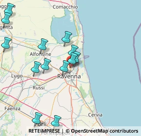 Mappa Via Achille Grandi, 48123 Ravenna RA, Italia (17.43692)
