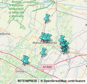 Mappa Via Ilaria Alpi, 48024 Massa Lombarda RA, Italia (6.29)