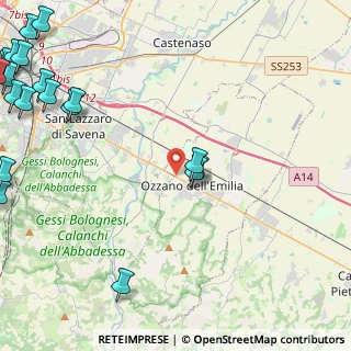 Mappa Via M. Teresa di Calcutta, 40064 Ozzano dell'Emilia BO, Italia (7.469)