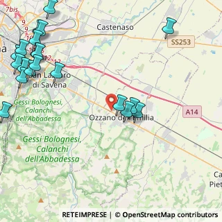 Mappa Via M. Teresa di Calcutta, 40064 Ozzano dell'Emilia BO, Italia (6.3175)