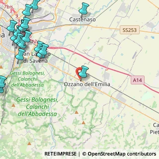 Mappa Via M. Teresa di Calcutta, 40064 Ozzano dell'Emilia BO, Italia (7.182)