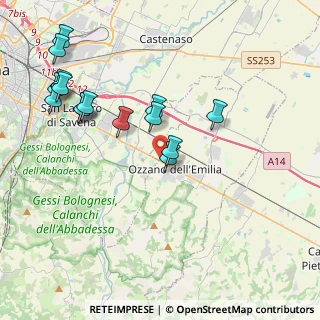Mappa Via M. Teresa di Calcutta, 40064 Ozzano dell'Emilia BO, Italia (4.45533)