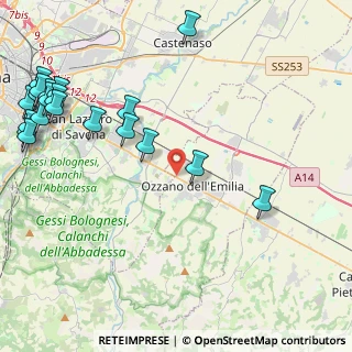 Mappa Via M. Teresa di Calcutta, 40064 Ozzano dell'Emilia BO, Italia (6.08)