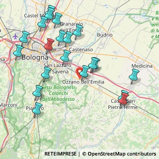 Mappa Via M. Teresa di Calcutta, 40064 Ozzano dell'Emilia BO, Italia (9.7205)