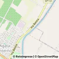 Térkép Sant'Agata sul Santerno