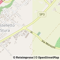 지도 Castelletto Stura