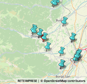 Mappa Via I Maggio, 12025 Area , 12025 Area (9.334)