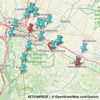 Mappa Via degli Orti, 40064 Ozzano dell'Emilia BO, Italia (9.807)