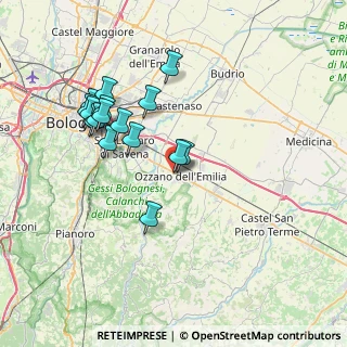 Mappa Via degli Orti, 40064 Ozzano dell'Emilia BO, Italia (7.29188)