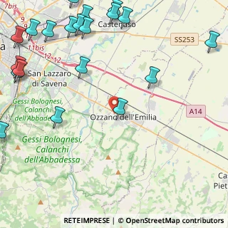 Mappa Via degli Orti, 40064 Ozzano dell'Emilia BO, Italia (6.7415)