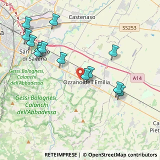 Mappa Via degli Orti, 40064 Ozzano dell'Emilia BO, Italia (4.64)