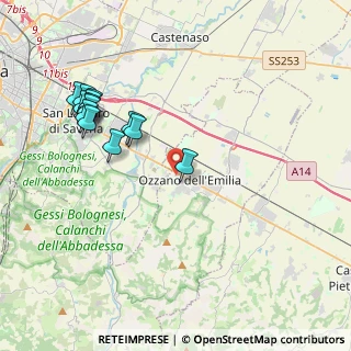Mappa Via degli Orti, 40064 Ozzano dell'Emilia BO, Italia (4.39)