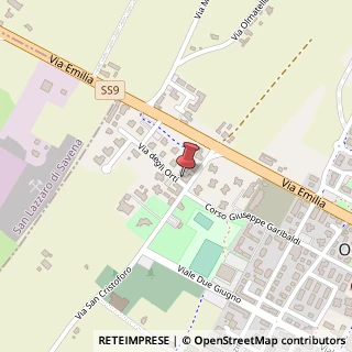 Mappa Via degli Orti, 6, 40064 Ozzano dell'Emilia, Bologna (Emilia Romagna)
