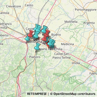 Mappa Via degli Orti, 40064 Ozzano dell'Emilia BO, Italia (8.82412)