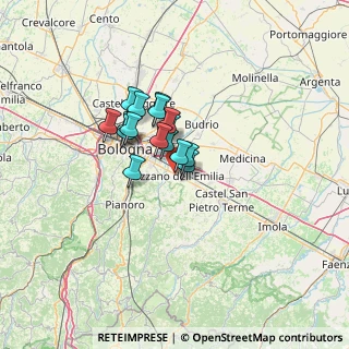 Mappa Via S. Cristoforo, 40068 Ozzano dell'Emilia BO, Italia (8.35188)