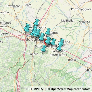 Mappa Via degli Orti, 40064 Ozzano dell'Emilia BO, Italia (9.39824)