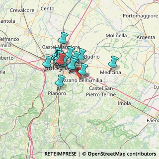 Mappa Via degli Orti, 40064 Ozzano dell'Emilia BO, Italia (9.921)
