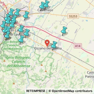 Mappa Via Enrico Berlinguer, 40064 Ozzano dell'Emilia BO, Italia (6.8565)