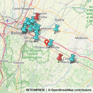 Mappa Via Enrico Berlinguer, 40064 Ozzano dell'Emilia BO, Italia (8.3385)