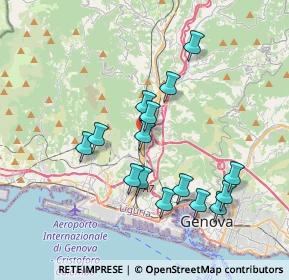 Mappa Via Giorgio Perlasca, 16161 Genova GE, Italia (3.52667)