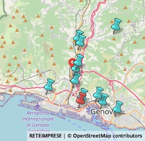 Mappa Via Giorgio Perlasca, 16161 Genova GE, Italia (3.50167)