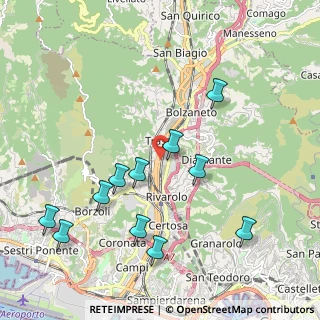 Mappa Via Giorgio Perlasca, 16161 Genova GE, Italia (2.22091)