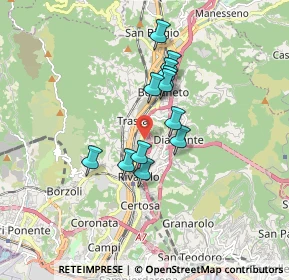 Mappa Genova, 16161 Genova GE, Italia (1.3275)