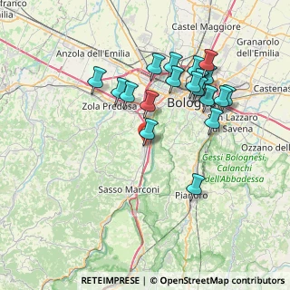 Mappa Via Ca' Belfiore, 40037 Sasso Marconi BO, Italia (7.48526)