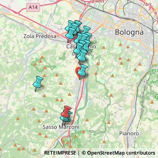 Mappa Via Ca' Belfiore, 40037 Sasso Marconi BO, Italia (3.6235)