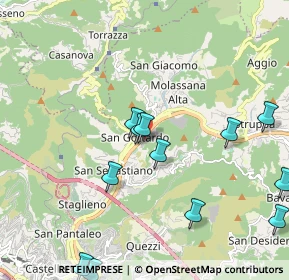 Mappa Via Rubaldo Merello, 16141 Genova GE, Italia (2.40833)