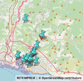 Mappa Via Rubaldo Merello, 16141 Genova GE, Italia (4.48063)