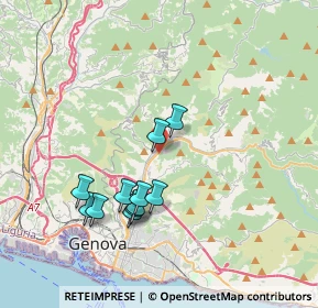 Mappa Via Rubaldo Merello, 16141 Genova GE, Italia (3.44727)