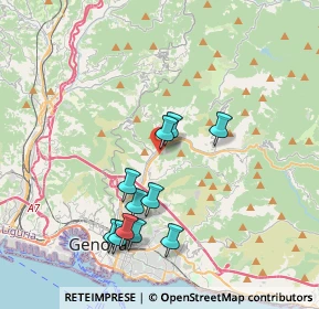 Mappa Via Rubaldo Merello, 16141 Genova GE, Italia (3.59727)